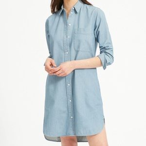 Everlane Denim Shirt Dress - Size 2 (but runs larger)